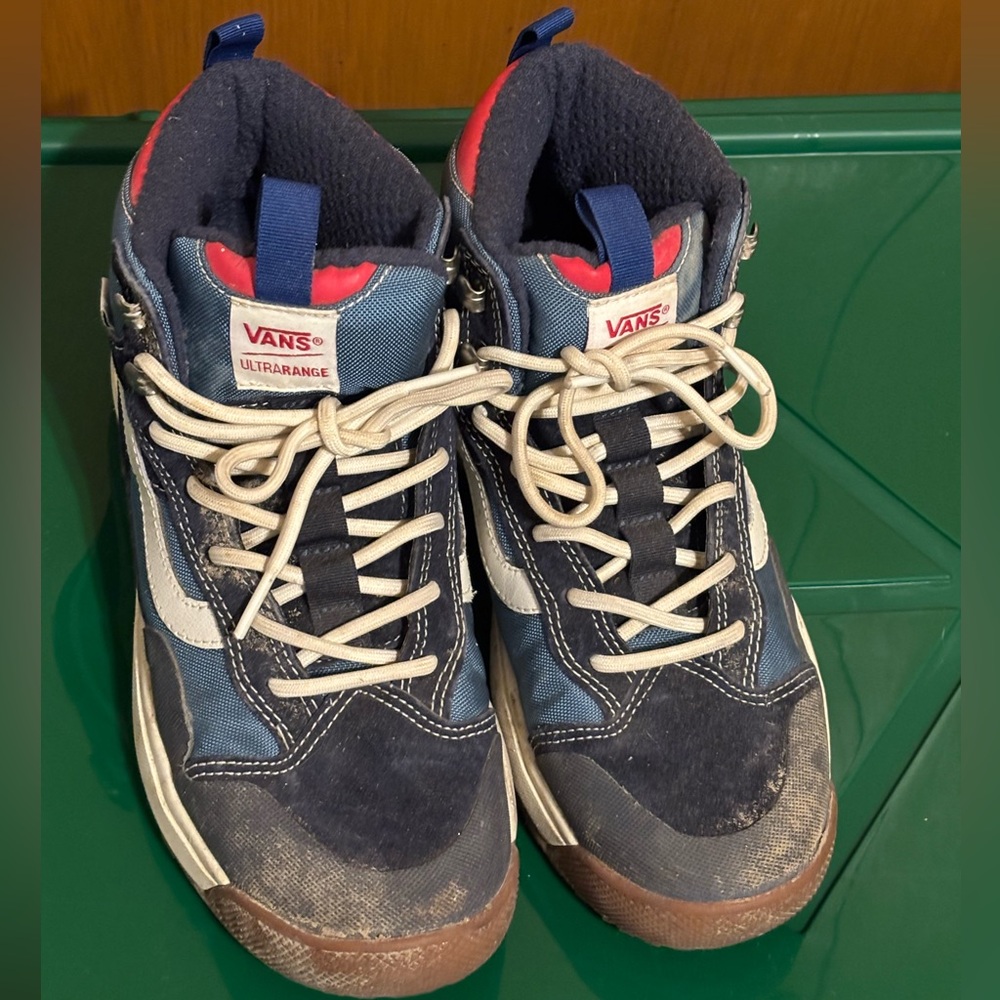 Vans Ultrarange Red and Blue High-Top sneaker/boot